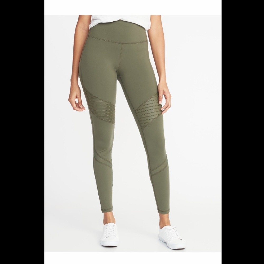 High Rise Moto Compression Leggings
